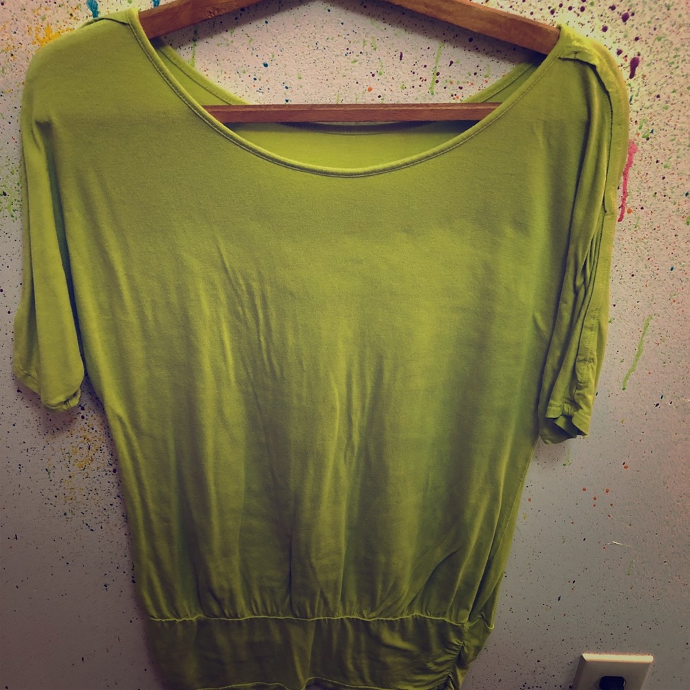Lime Green Blouse